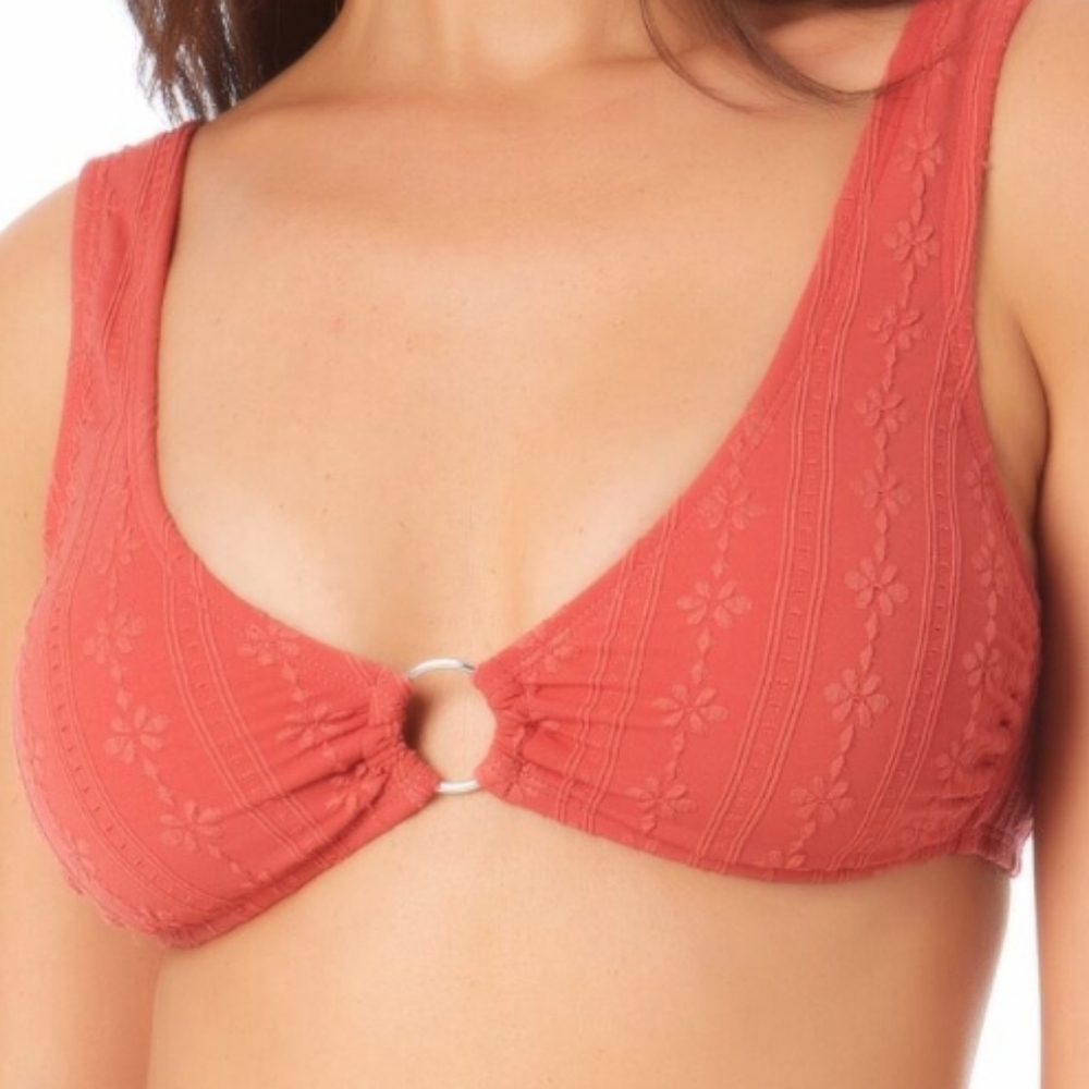 Jacquard Bralette Bikini Top